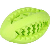 Играчка за куче  Flamingo DINA RUGBY MINT 13 см - ръгби топка с аромат на мента, дентална играчка